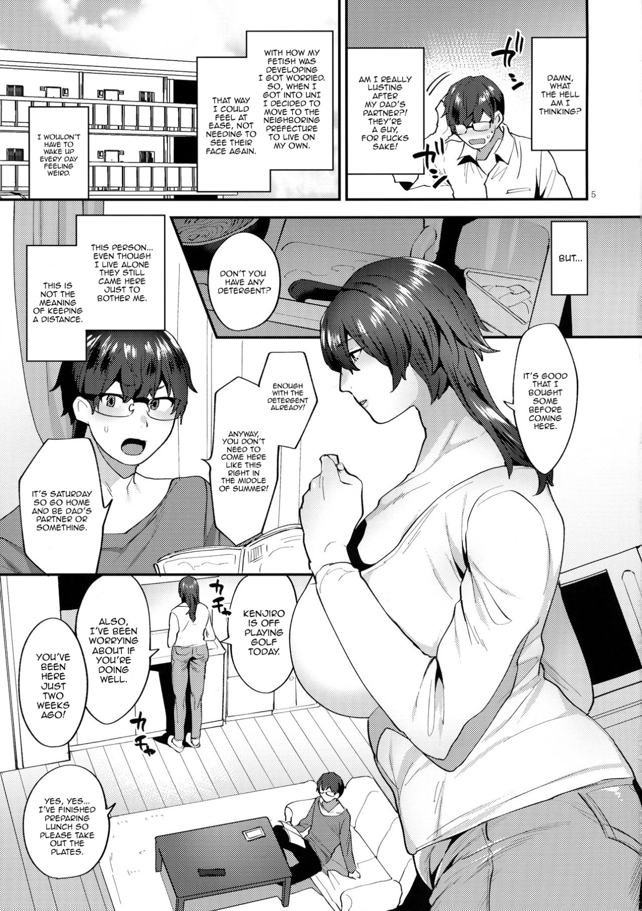 Hentai Manga Comic-My Step Mother Is Actually A Middle-Aged Shemale-Read-4